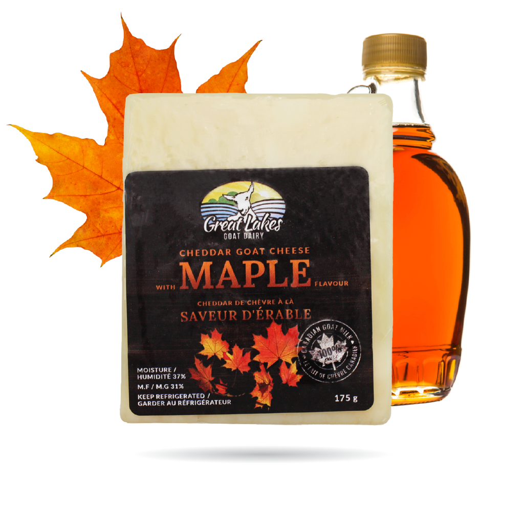 Maple Cheddar Goat Cheese